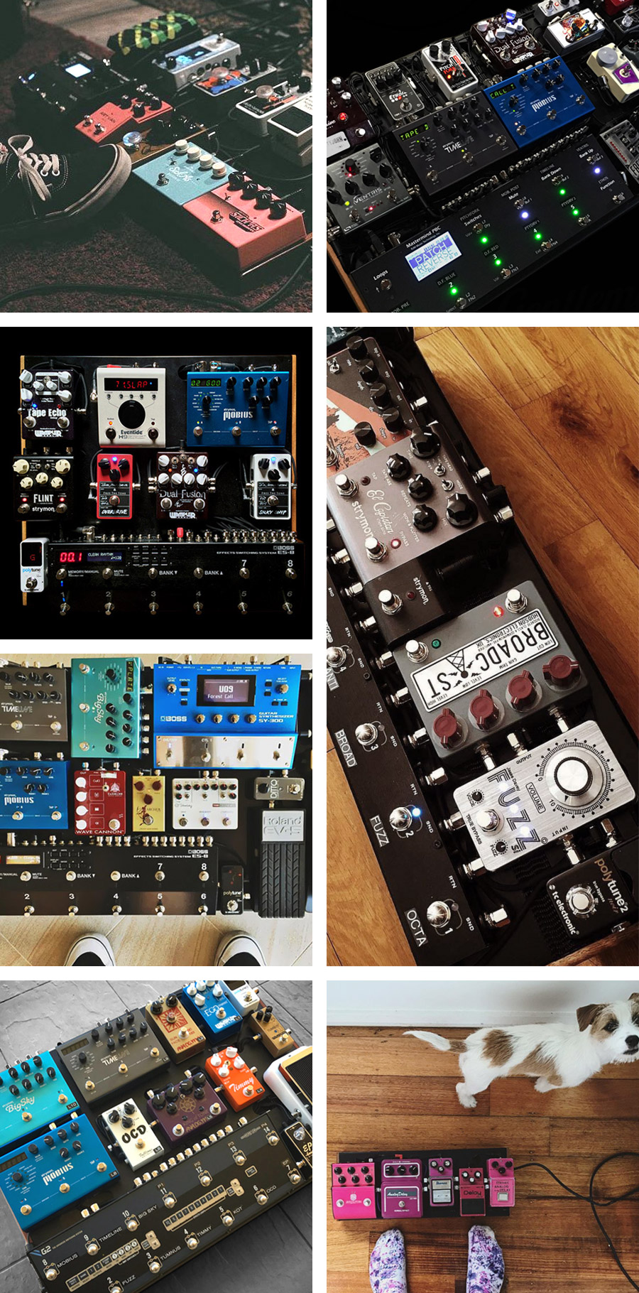 Australia's best pedalboards for Australia's best musicians both at home and on stage