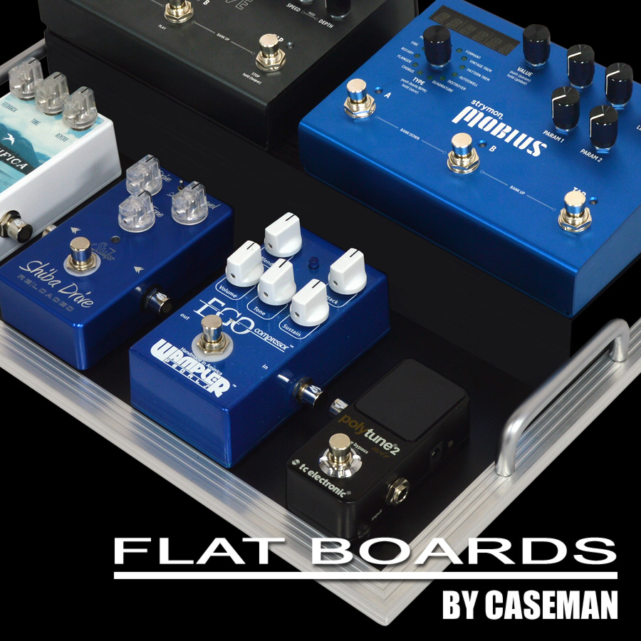 Flatboards by Caseman guitar pedalboards.