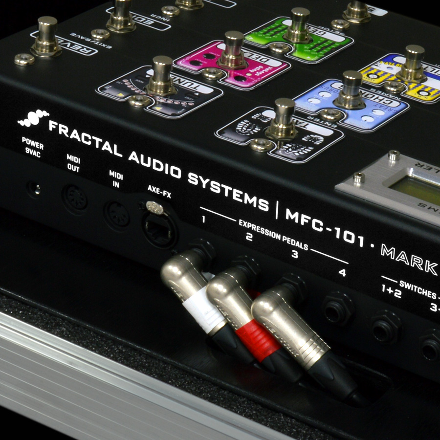 Fractal Audio System MFC-101 Mark 3 guitar touring rig by Caseman.