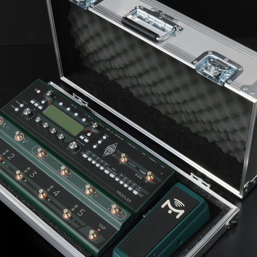 Kemper Profile Stage lift the lid and play pedalboard by Caseman.