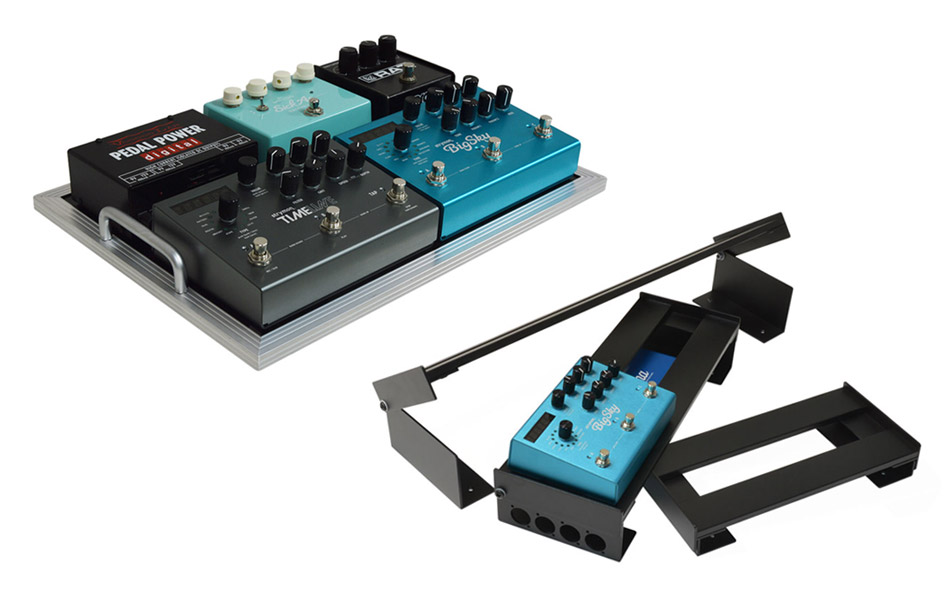 Flat pedalboards and hinged risers By Caseman